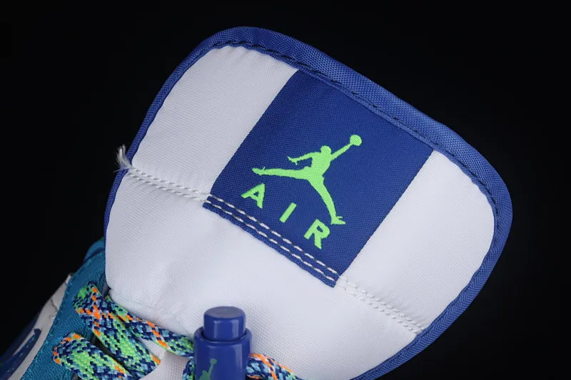 All Categories Air Jordan Jordan Series Basketball Shoes Air Jordan 1 Mid Differentiated Edition Air Jordan 1 Mid AJ1 Joe 1 Blue and Green Chinese Culture Basketball Shoes DA8010-400